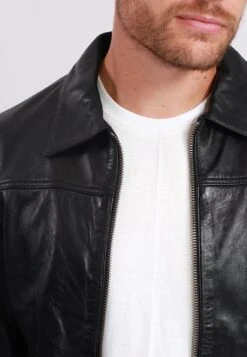 Lee Cooper Leren Jas - Black -Lee Cooper 04f0d14f192e45e98aa868a79e1a1f57