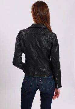 Lee Cooper Berthe - Leren Jas - Black -Lee Cooper 05043311a7db4da1b43f9da504c9388a