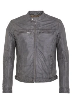 Lee Cooper Bryton - Leren Jas - Vintage Grey