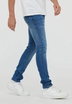 Lee Cooper Lc132Zp - Jeans Tapered Fit - Medium Bright Blue -Lee Cooper 077761a4ada343a3a6426507a6b4c5ad