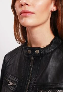 Lee Cooper Bethanie - Leren Jas - Black -Lee Cooper 0ed8e36062ac4fafa85d284aa1467ce1