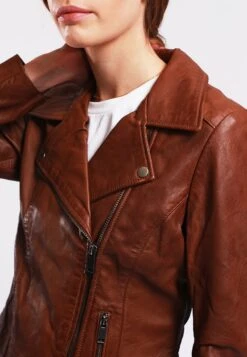 Lee Cooper Berra - Leren Jas - Cognac -Lee Cooper 124f74cb5add42e8ad15f7535e05825d