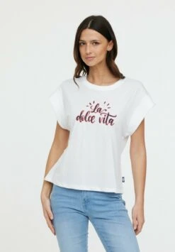 Lee Cooper Alce Sm - T-Shirt Print - Optic White