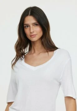 Lee Cooper Adouna M - T-Shirt Basic - Optic White -Lee Cooper 2bbee0aa030647ed91d4b72696665aa5