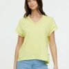 Lee Cooper Acana Mc - T-Shirt Print - Lemon