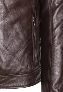 Lee Cooper Cyprien - Leren Jas - Brown -Lee Cooper 67d7ae38e2e34dd3a9b6f113f7c4796a