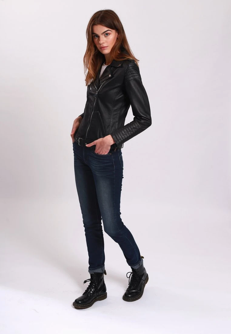 Lee Cooper Bojana - Leren Jas - Black 4 Lee Cooper Bojana - Leren Jas - Black - Afbeelding 2