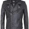 Lee Cooper Berat - Leren Jas - Black