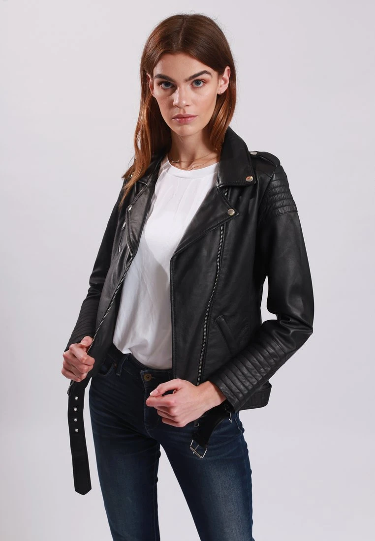 Lee Cooper Bojana - Leren Jas - Black 3 Lee Cooper Bojana - Leren Jas - Black