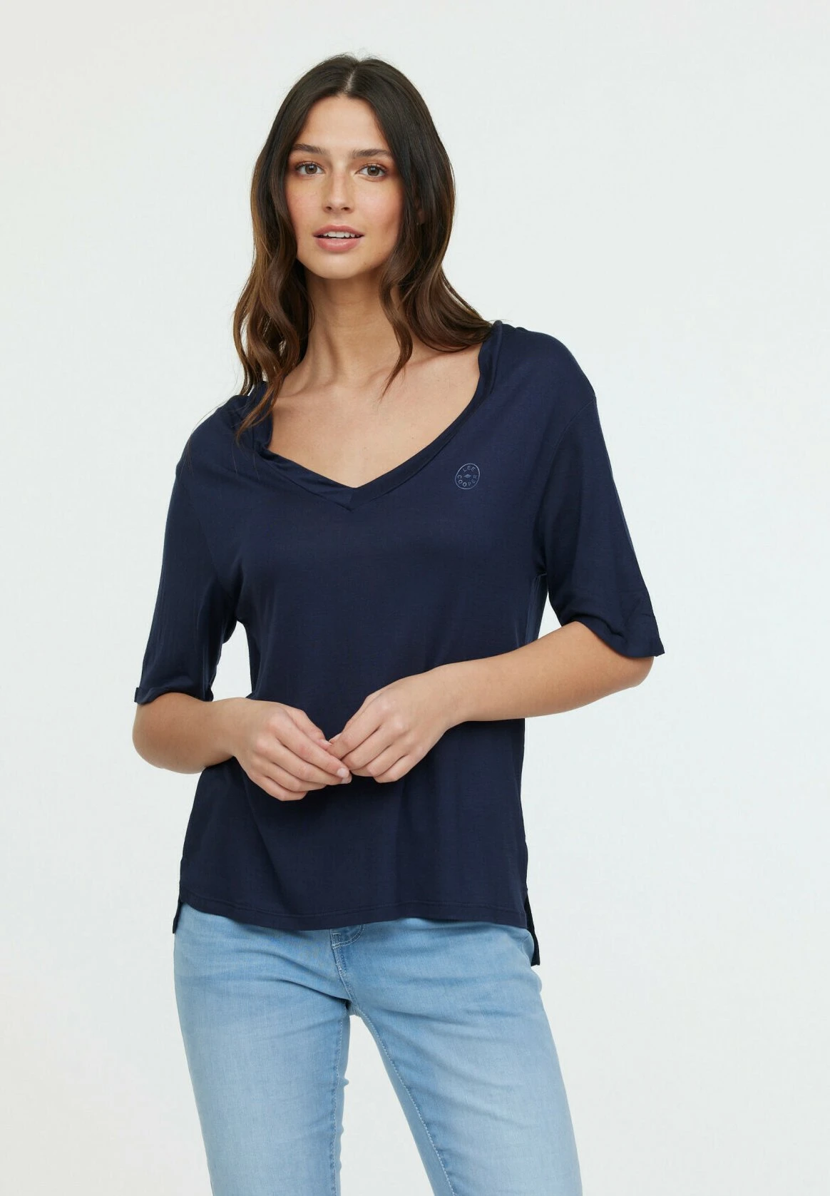 Lee Cooper Adouna M - T-Shirt Basic - Navy 3 Lee Cooper Adouna M - T-Shirt Basic - Navy