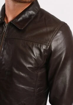 Lee Cooper Leren Jas - Brown -Lee Cooper c494acdb4e164f5199e8a3fd0499c215