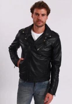 Lee Cooper Basso - Leren Jas - Black