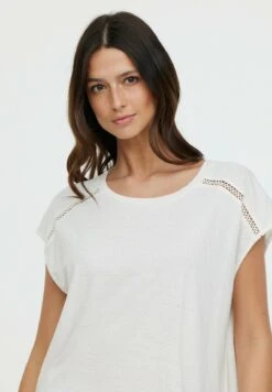 Lee Cooper Aniele Sm - T-Shirt Print - Cream -Lee Cooper dea868b9c79b4c8b853d12b9eba21110