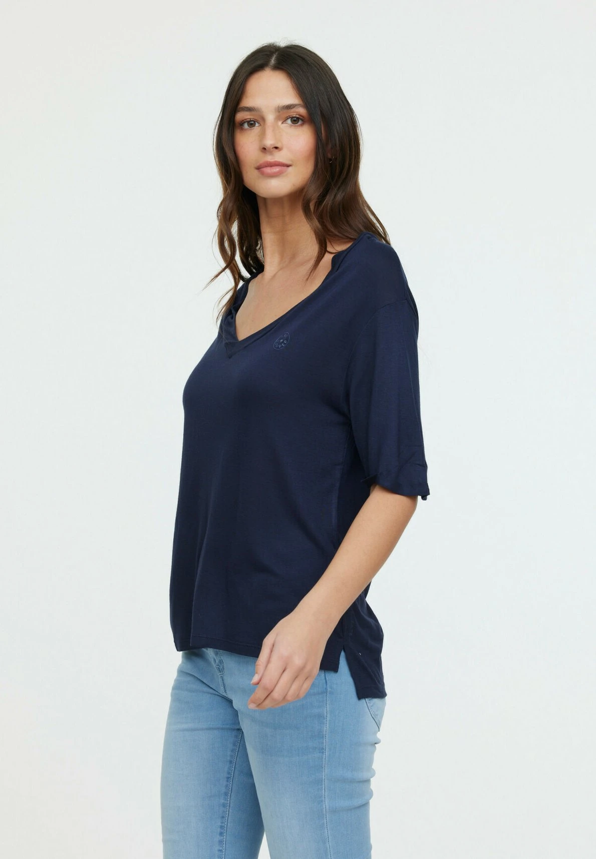 Lee Cooper Adouna M - T-Shirt Basic - Navy 6 Lee Cooper Adouna M - T-Shirt Basic - Navy - Afbeelding 4