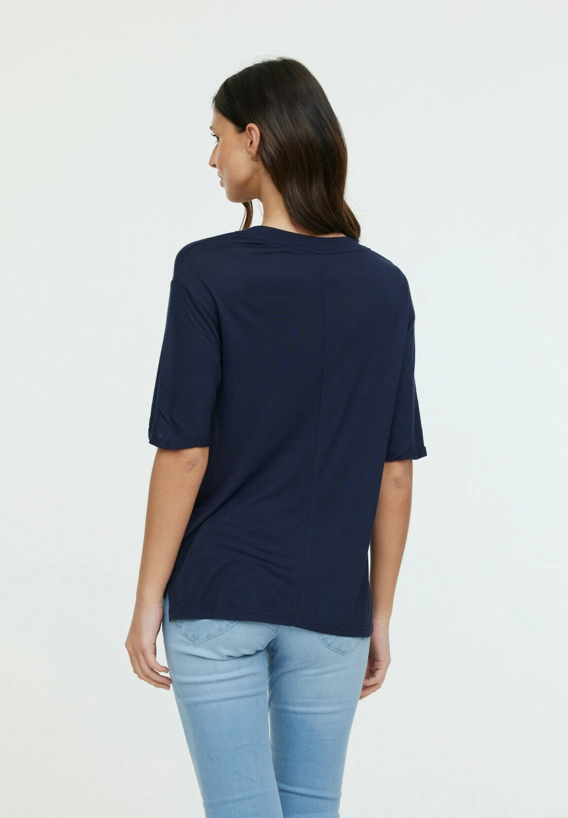 Lee Cooper Adouna M - T-Shirt Basic - Navy 4 Lee Cooper Adouna M - T-Shirt Basic - Navy - Afbeelding 2