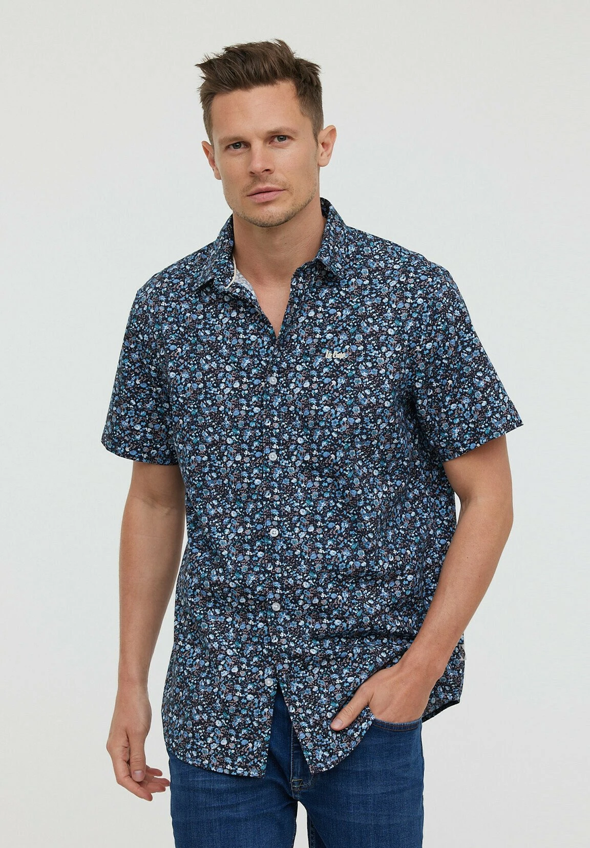 Lee Cooper Duya Mc - Overhemd - Navy 3 Lee Cooper Duya Mc - Overhemd - Navy