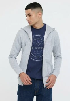 Lee Cooper Etienne - Sweater Met Rits - Gris Chiné -Lee Cooper f090c54fb34240dbb887cdbeef143e5c