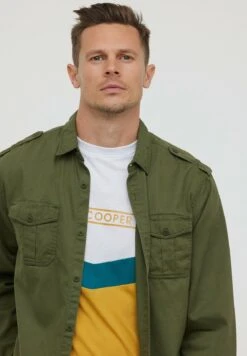 Lee Cooper Dazzo Ml - Overhemd - Army -Lee Cooper f84d2a71e0c64d6cbb0a62ba78722e17